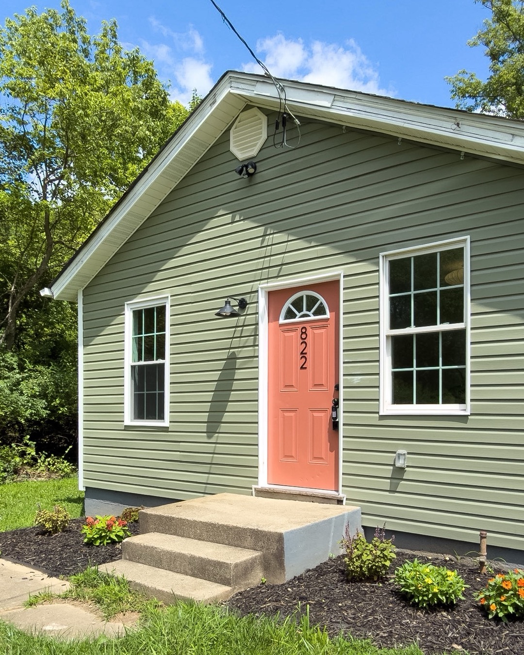 Front of the house from the street